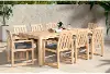 Contemporary 9 Piece Dining Set - Charcoal Gray