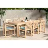 Contemporary 9 Piece Dining Set - Spa Blue