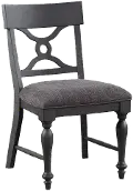 Waters Edge Dark Gray Dining Room Chair