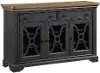 Waters Edge Dark Gray Dining Room Sideboard