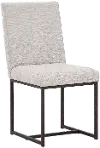 Carson Light Gray Upholstered Dining Chair
