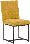 Carson Yellow Upholstered Dining Chair