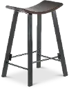 Clearance Newport Dark Brown Counter Height Stool
