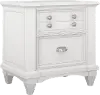 Harbor Hut White Youth Nightstand
