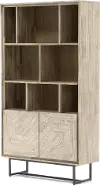 Luna Natural Bookcase