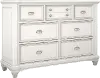 Harbor Hut White Dresser