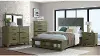 Jubilee Light Brown 4 Piece Queen Bedroom Set