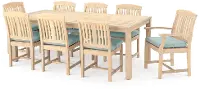 Spa Blue 9 Piece Dining Set - Kooper