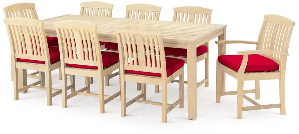 Sunset Red 9 Piece Dining Set - Kooper-2