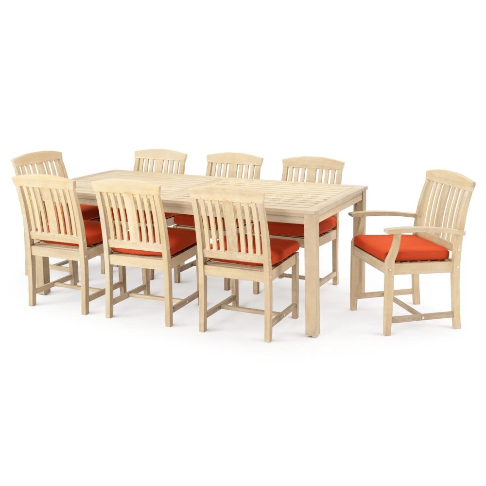 Tikka Orange 9 Piece Dining Set - Kooper-2