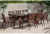 Charcoal Gray 9 Piece Patio Dining Set - Vaughn