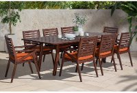 Tikka Orange 9 Piece Patio Dining Set - Vaughn