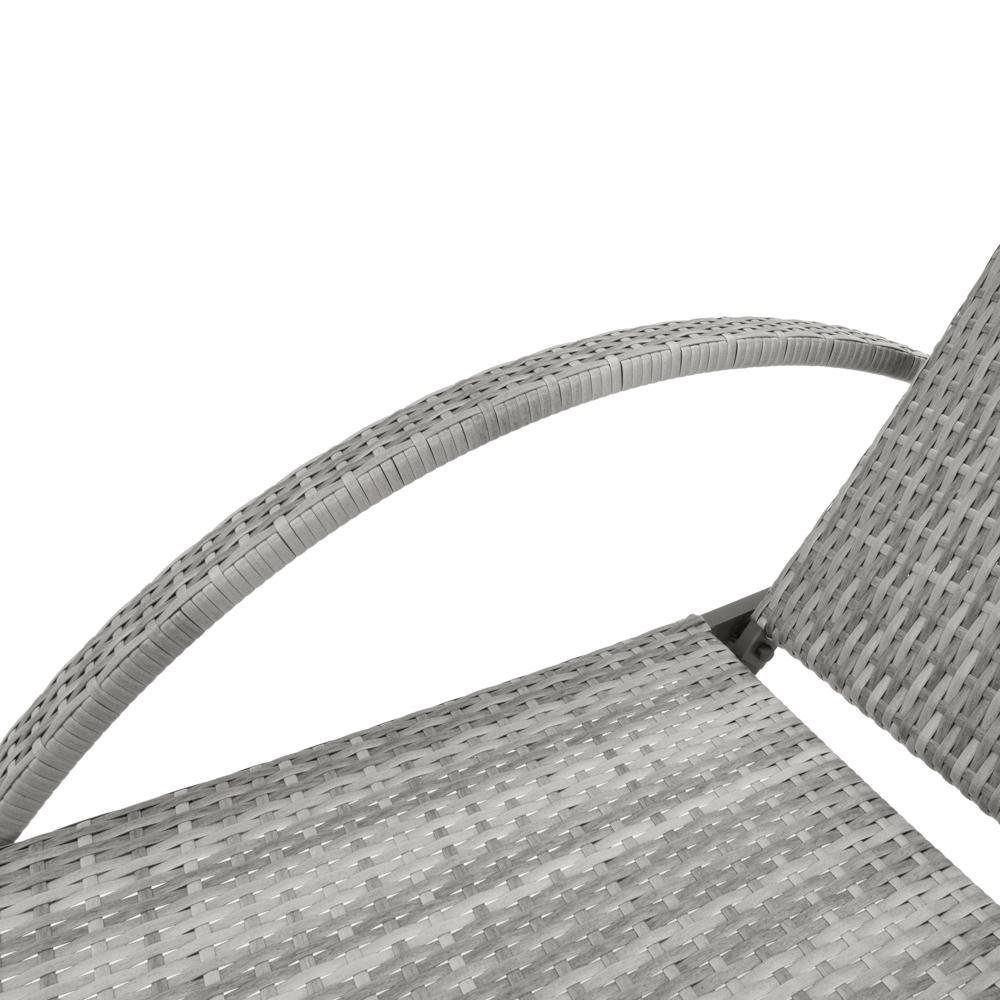 Cannes Charcoal Gray Chaise Lounge Set-4