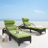 Barcelo Green Patio Chaise Loungers