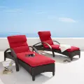Barcelo Red Patio Chaise Loungers
