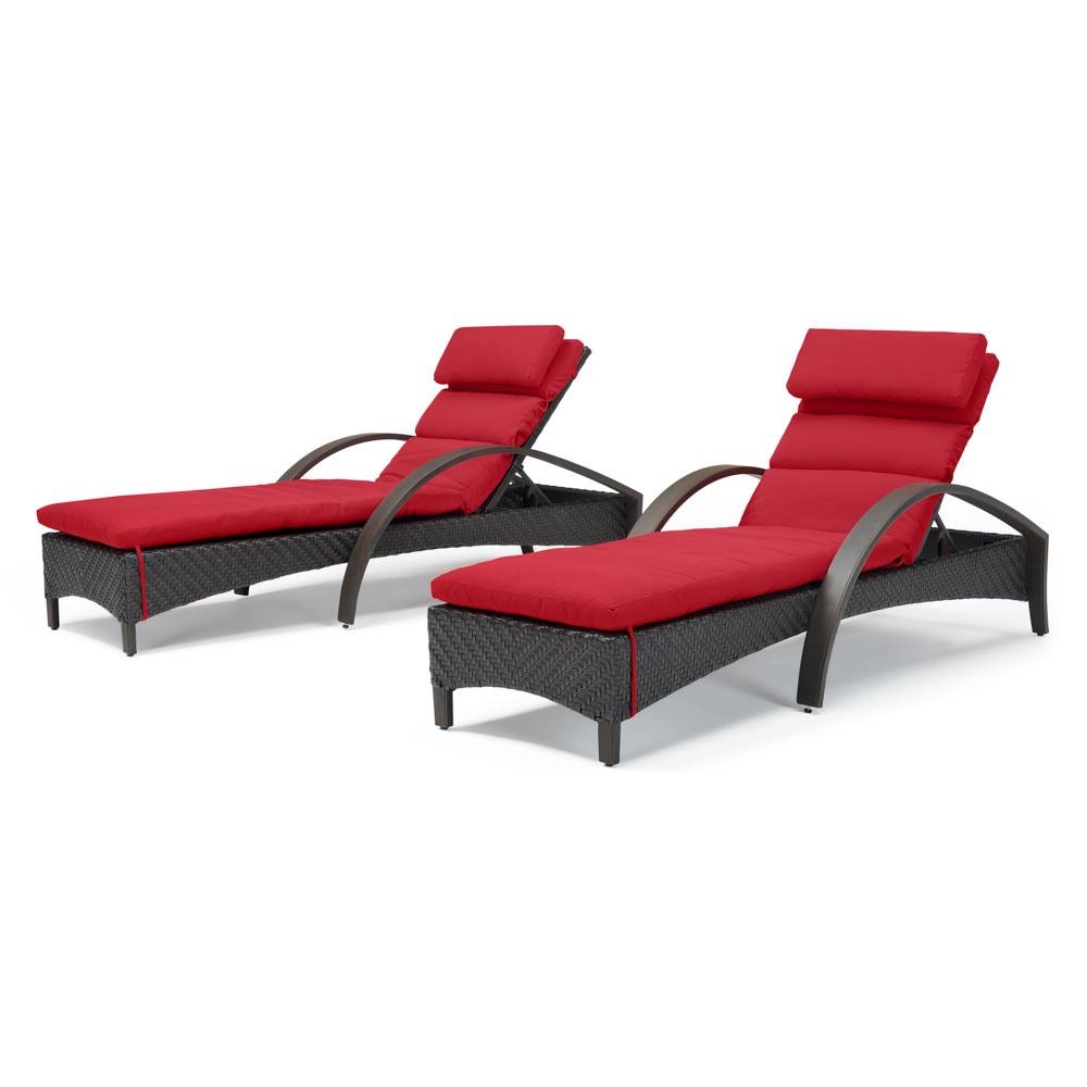 Sunset Red Chaise Lounges - Barcelo-2