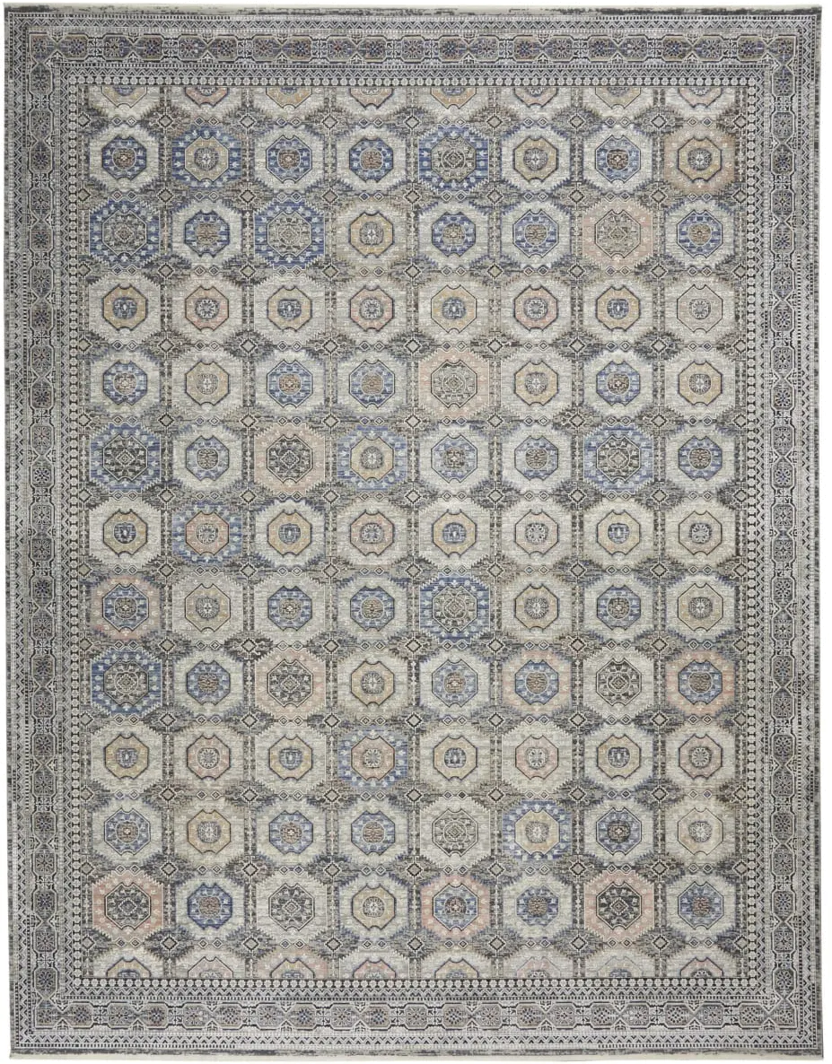 STN09 Starry Nights 5 x 7 Navy Area Rug-1