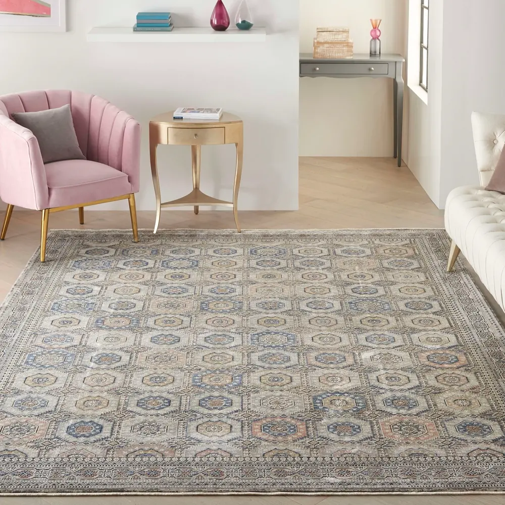 STN09 Starry Nights 5 x 7 Navy Area Rug-4