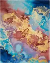 Prismatic 8 x 10 Abstract Multicolor Area Rug