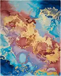 Prismatic 8 x 10 Abstract Multicolor Area Rug