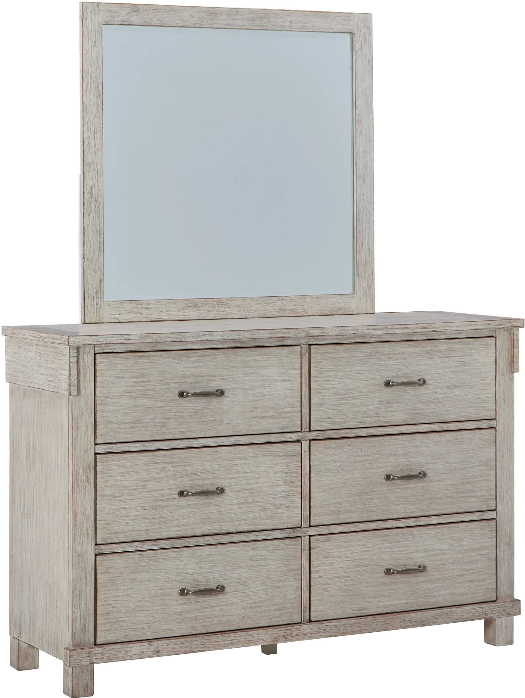 Nannie Weathered White Dresser-2