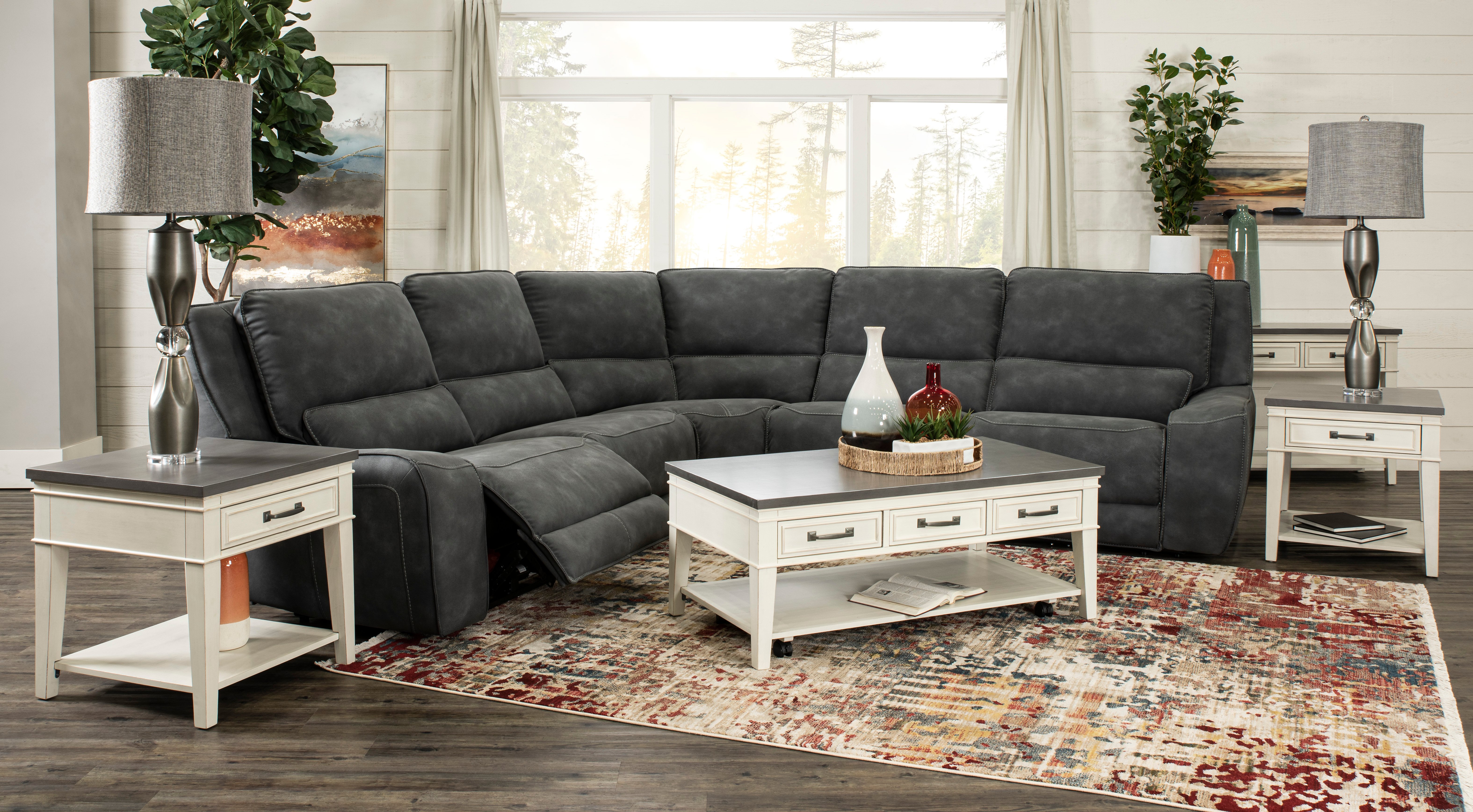 Sauvage 5-Piece Curved Power Reclining Sectional-2