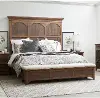 Hearthstone Walnut Brown Queen Storage Bed