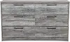 Twila Rustic Smoke Gray Dresser