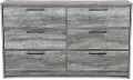 Twila Rustic Smoke Gray Dresser