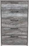 Rustic Contemporary Smoke Gray Chest of Drawers - Twila