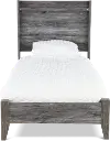 Twila Rustic Smoke Gray Twin Bed
