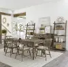 Americana Farmhouse Taupe 7 Piece Dining Room Set