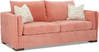 Ellyson Coral Pink Queen Sofa Bed