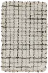 Bradbury 9 x 12 Ivory Wool Checkered Area Rug