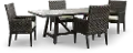 Sunset 5 Piece Patio Dining Set