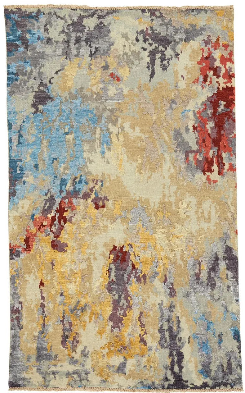 1202RS08001000945 Tasanee 8 x 10 Amber Multi Area Rug-1