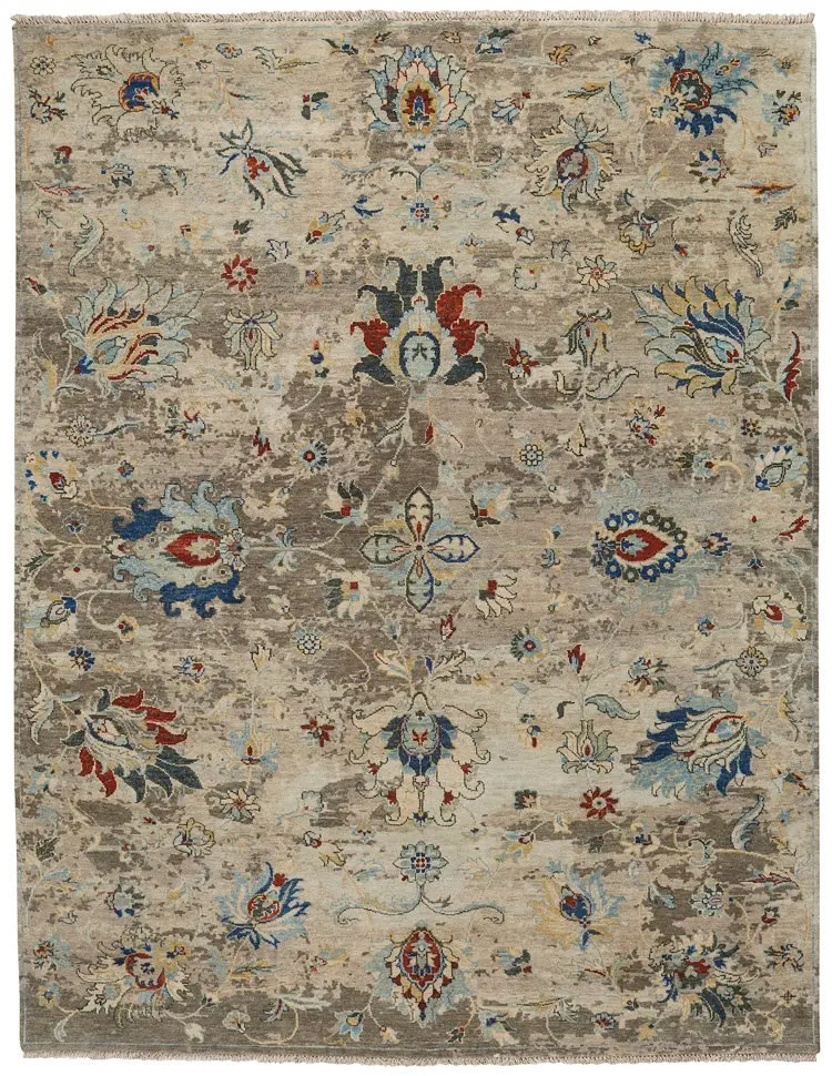 1230RS0800100310 Marmara 8 x 10 Elegant Pebble Gray Area Rug-1