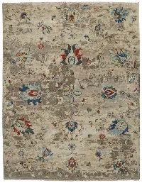 1230RS0800100310 Marmara 8 x 10 Elegant Pebble Gray Area Rug