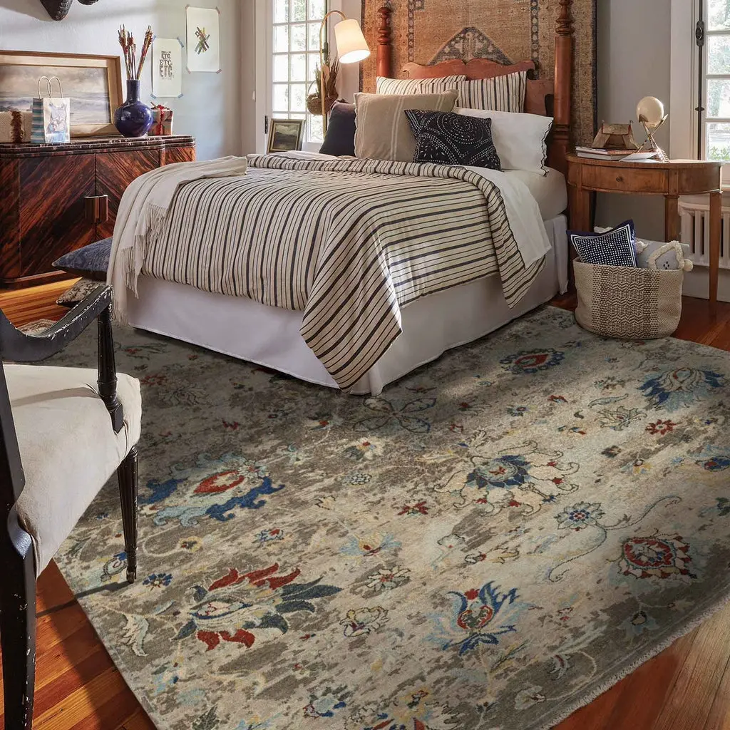 1230RS0800100310 Marmara 8 x 10 Elegant Pebble Gray Area Rug-2