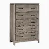 Clearance Newell Gray and Light Brown Chest of Drawers
