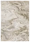 Nebulous 8 x 11 Abstract Ivory Area Rug