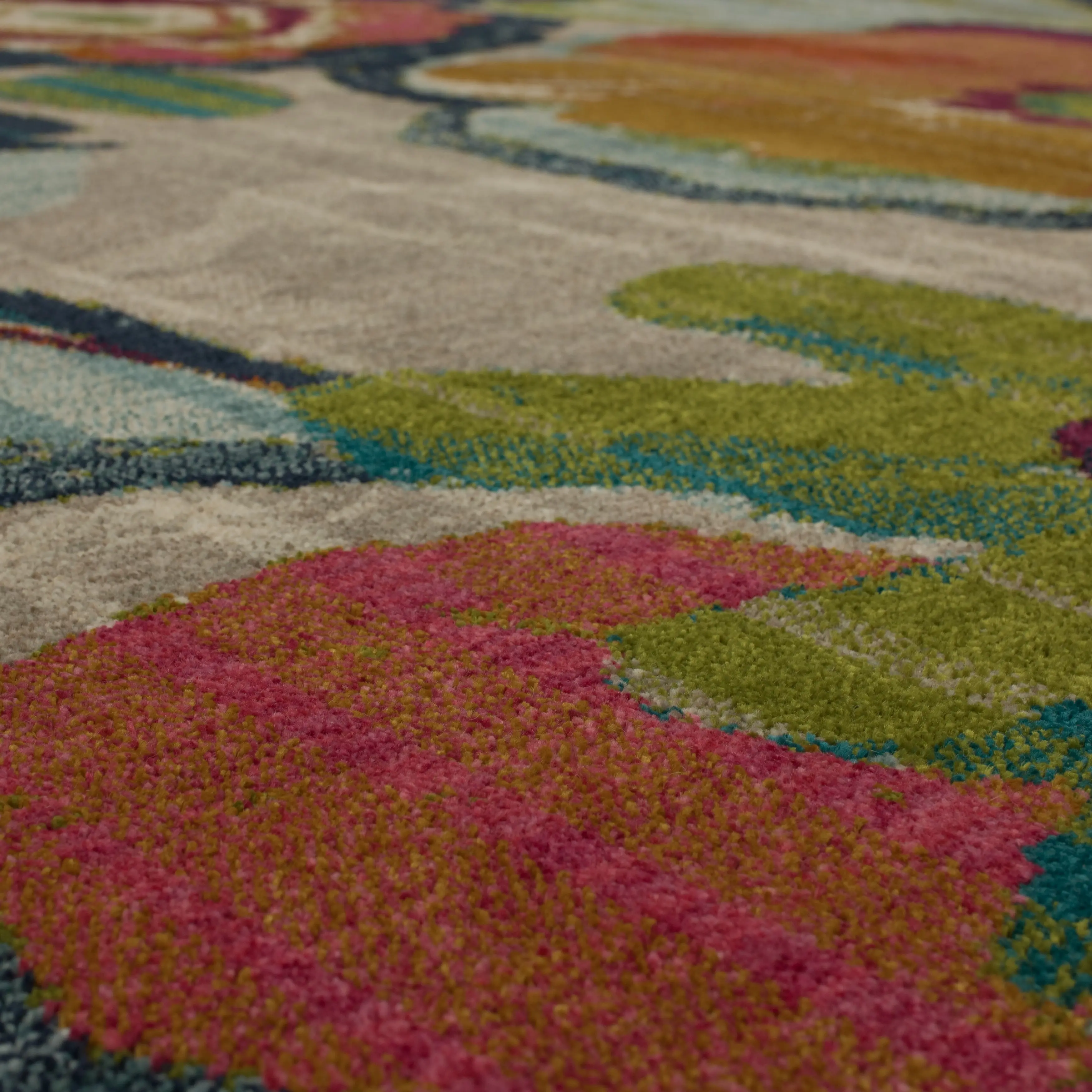 92225-57011 Meraki 5 x 8 Sarala Lapis Floral Area Rug-3