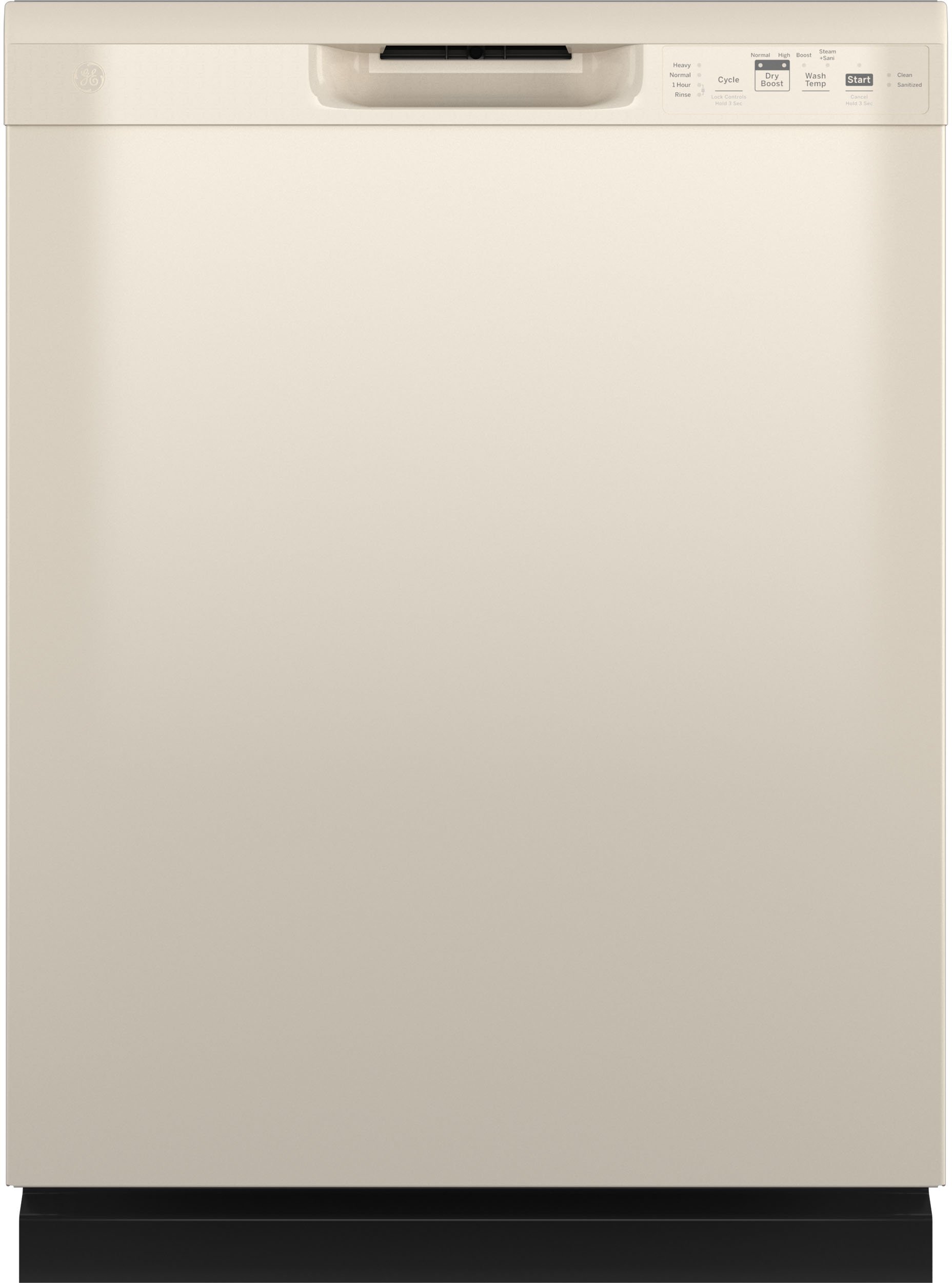 GDF535PGRCC GE Dishwasher with Sanitize Cycle - Biscuit Tan, 24 Inch-1