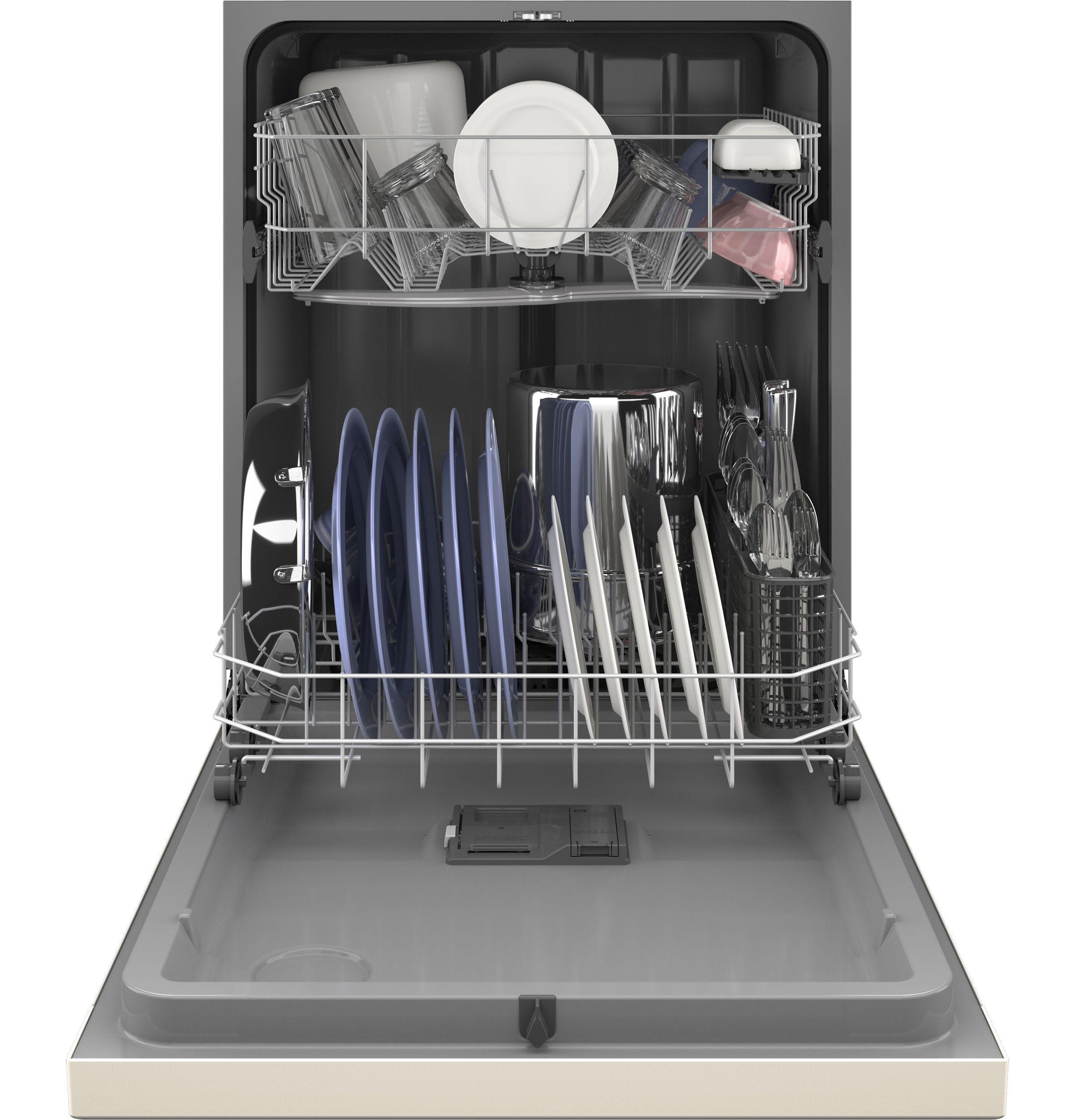 GDF535PGRCC GE Dishwasher with Sanitize Cycle - Biscuit Tan, 24 Inch-5