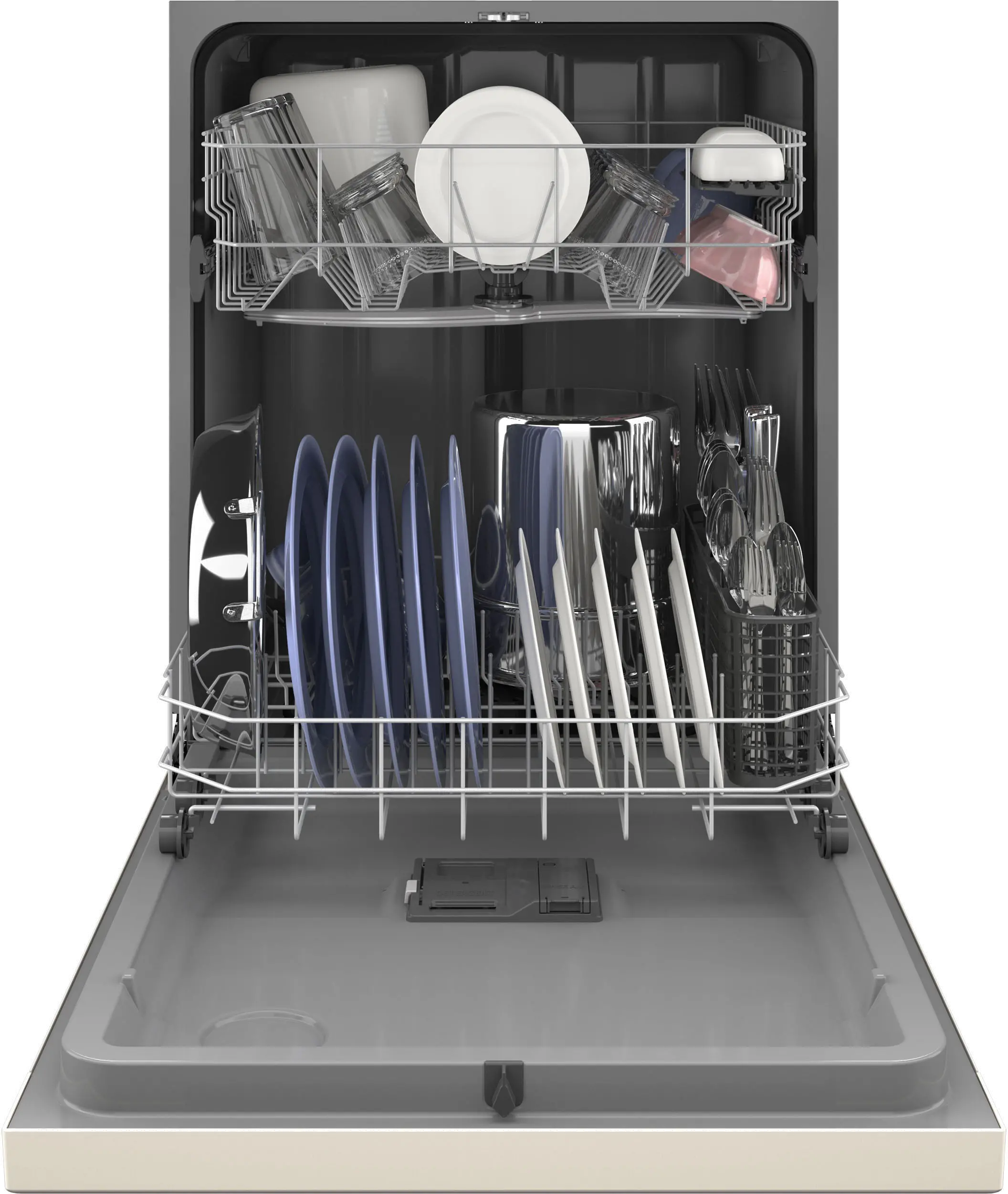 GDF535PGRCC GE Front Control Dishwasher - Biscuit Tan-5