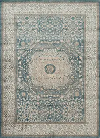 CQ-01/BL/SN Century 8 x 10 Blue Sand Area Rug