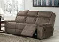 Kisner Brown Reclining Sofa