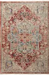 JAY-01MH/GAR-5.3X7.8 Janey 5 x 8 Garnet Multi Area Rug