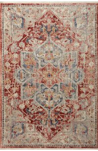 JAY-01MH/GAR-5.3X7.8 Janey 5 x 8 Garnet Multi Area Rug