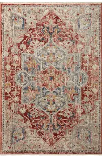 JAY-01MH/GAR-7.10X10 Janey 8 x 10 Garnet Multi Area Rug